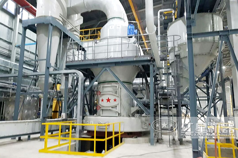 大型磨石粉机器设备生产线现场
