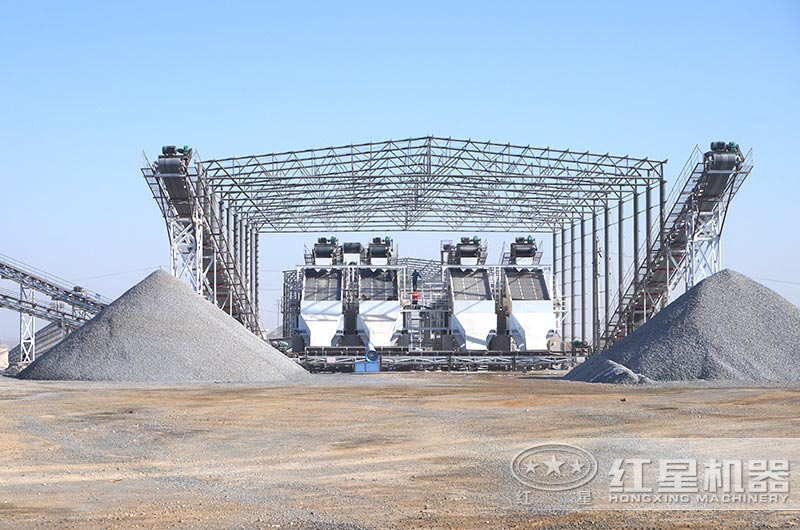 安徽时产500-600吨石灰岩破碎生产线现场